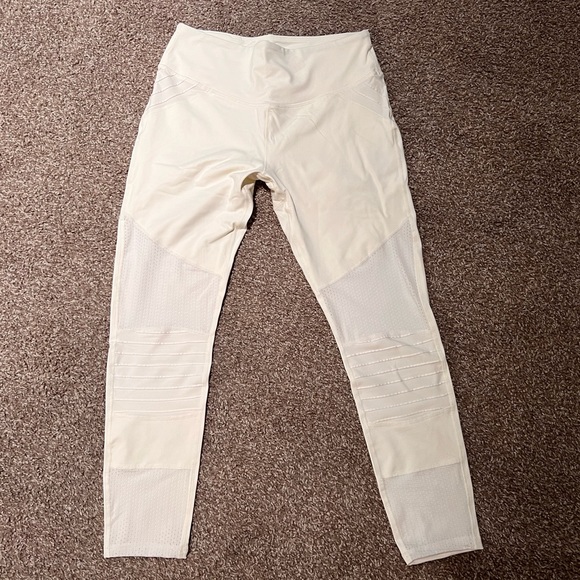Born Primitive Peak Leggings L M white weightlifting CrossFit mesh - Picture 9 of 11